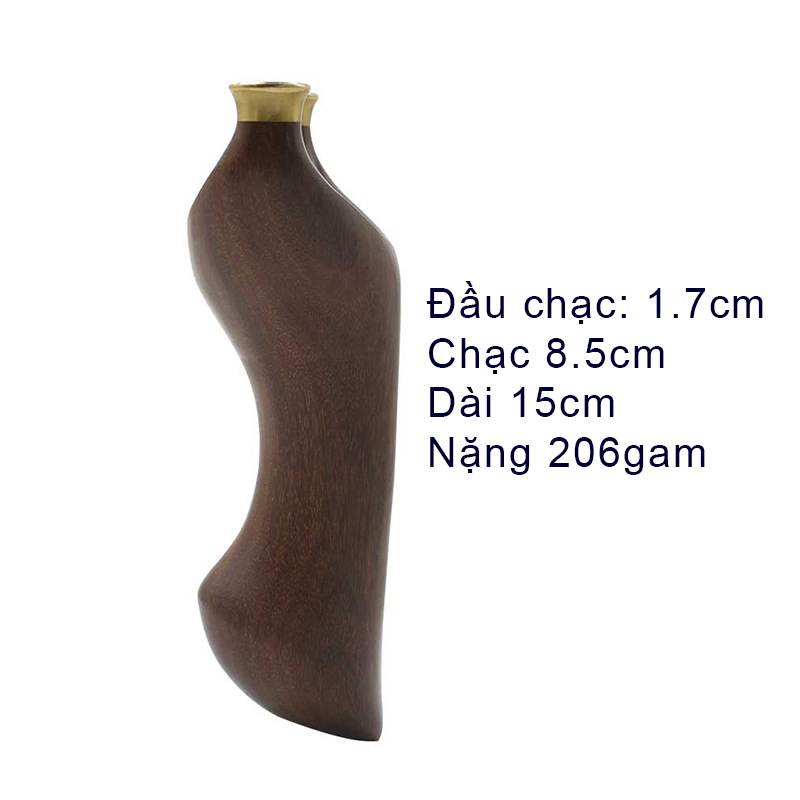 ná cao su gỗ cẩm lai 8.5