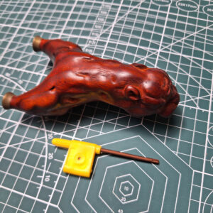 ná cao su gỗ cẩm lai điêu khắc hổ