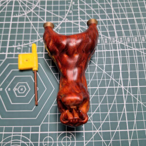 ná cao su gỗ cẩm lai điêu khắc hổ