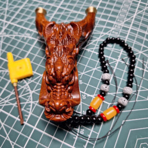 ná cao su gỗ cẩm lai điêu khắc rồng